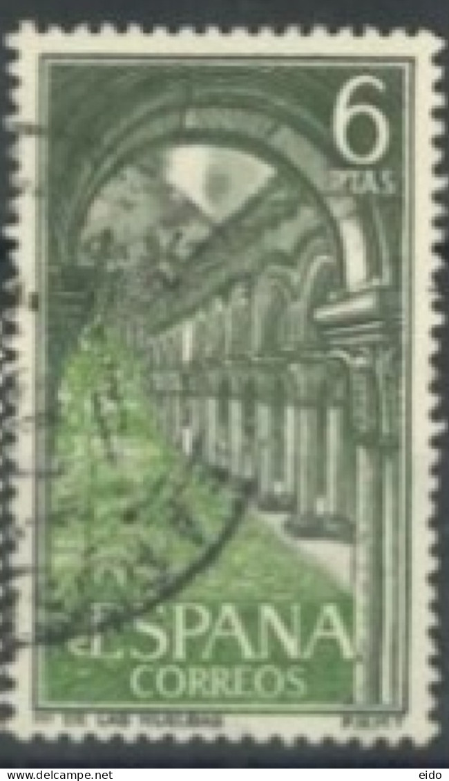 SPAIN, 1969/72, LAS HUELGAS MONASTERY & TEATRO DEL LICEO STAMPS ST OF 3, # 1592,1594,&1741, USED. - Oblitérés