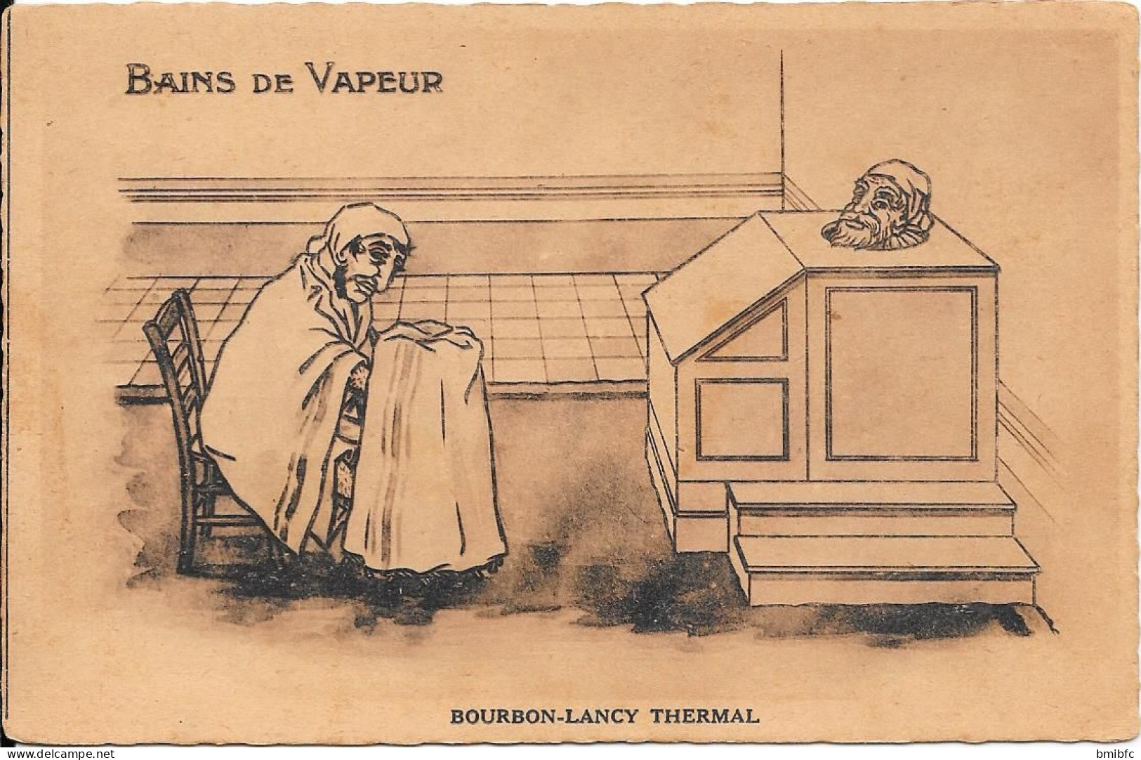 Bains De Vapeur - BOPURBON-LANCY THERMAL - Autres & Non Classés