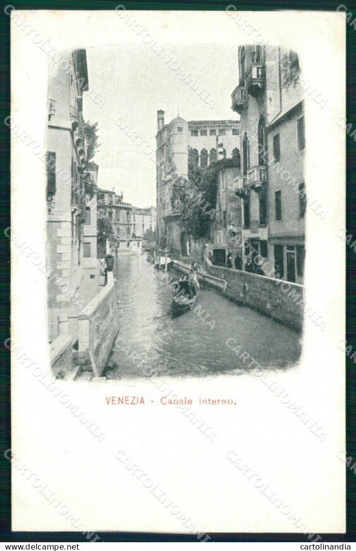 Venezia Città Canale Interno Gondola Cartolina RT7173 - Venezia (Venice)