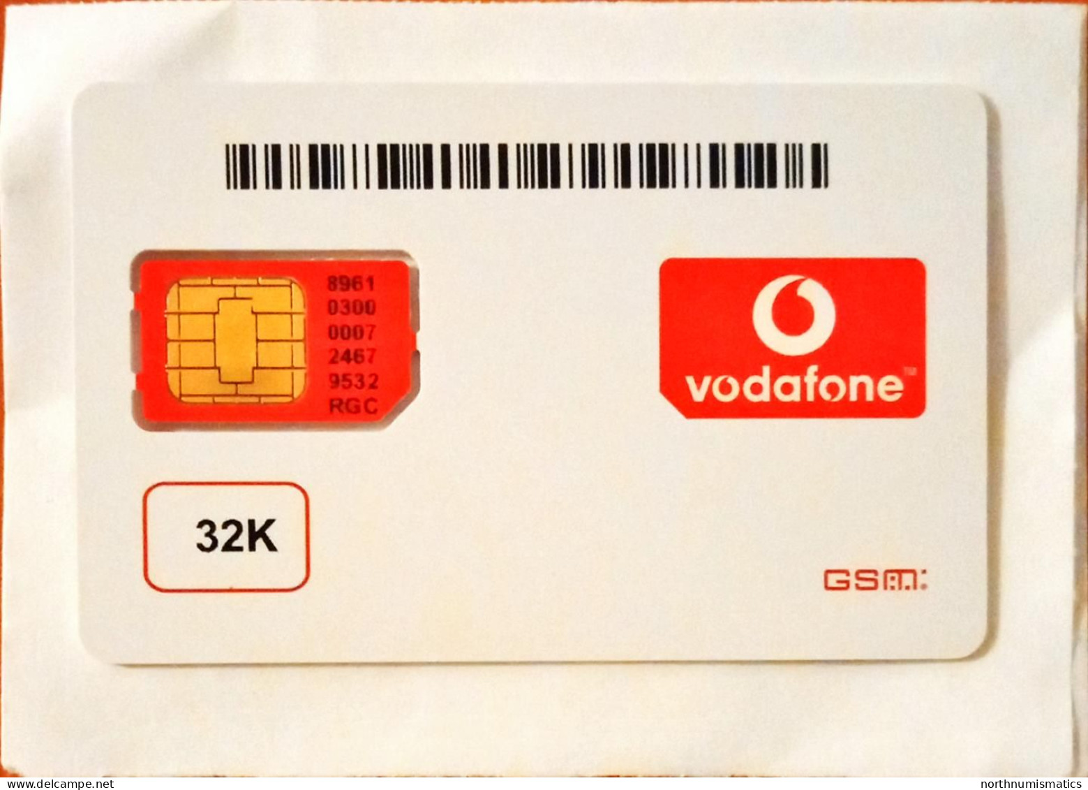 Vodafone Gsm Original Chip Sim Card - Colecciones