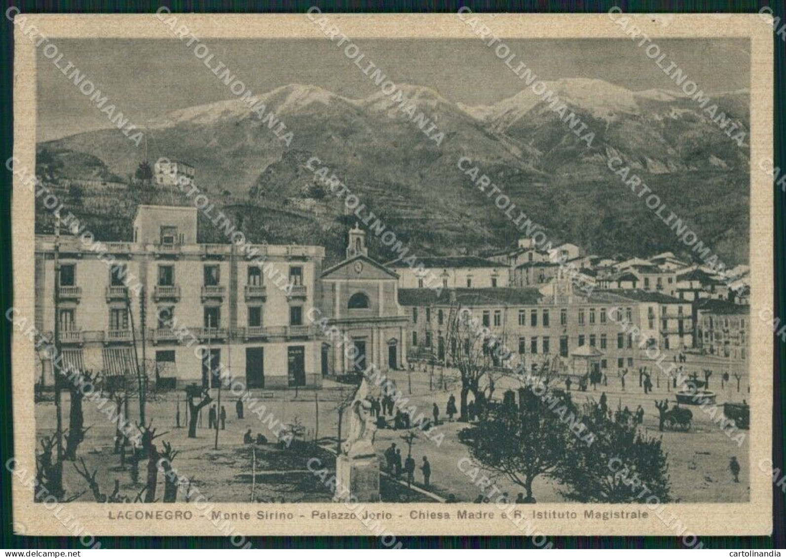 Potenza Lagonegro Palazzo Jorio FG Cartolina ZK5966 - Potenza