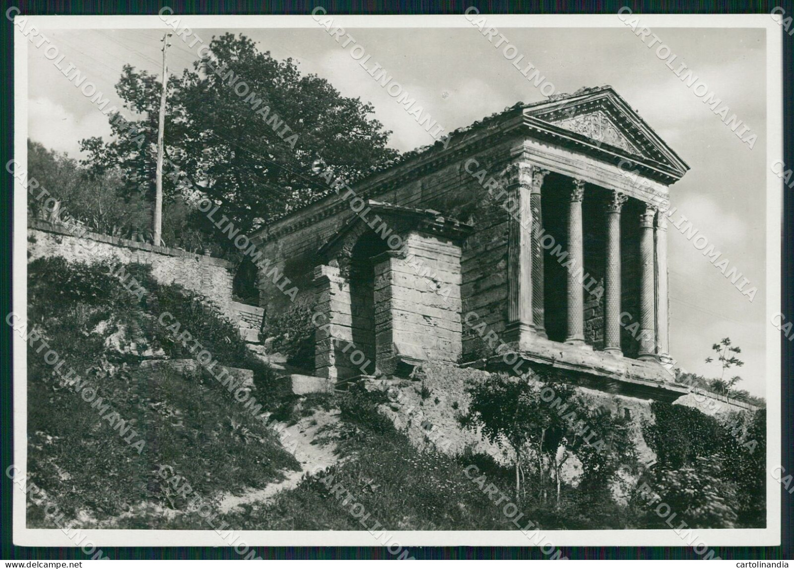 Perugia Spoleto Tempio Di ClitunnoFG Foto Cartolina KB4869 - Perugia