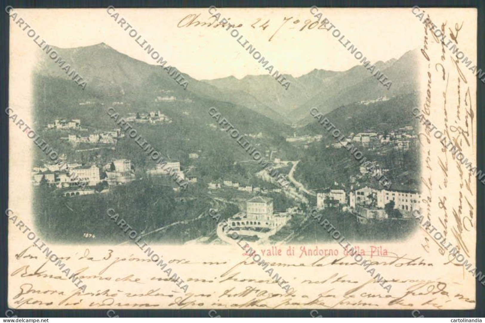 Biella Andorno Cartolina ZT5989 - Biella