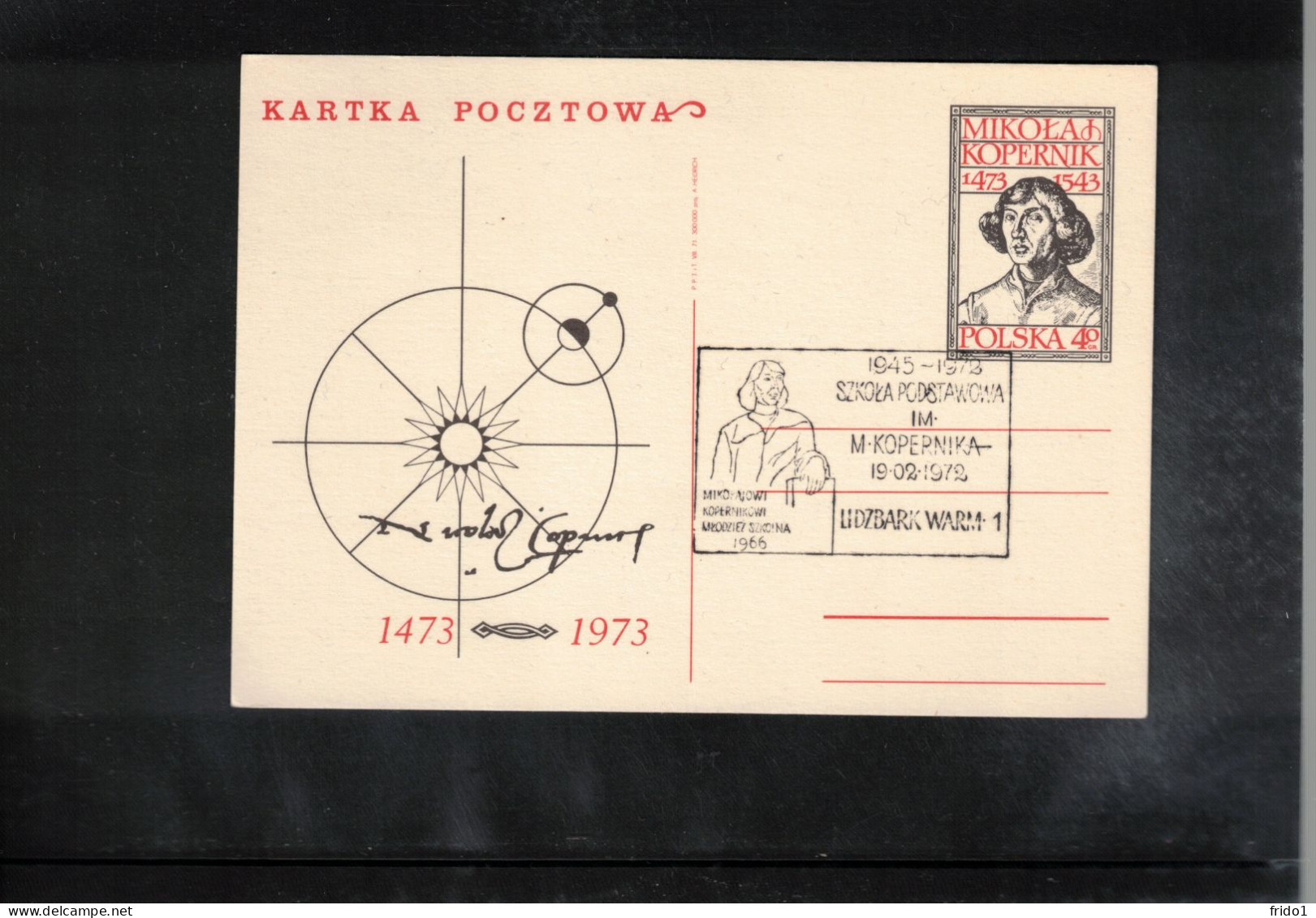 Poland / Polska 1972 Astronomy - 500th Anniversary Of The Birth Of Nicolaus Kopernicus - Astronomia