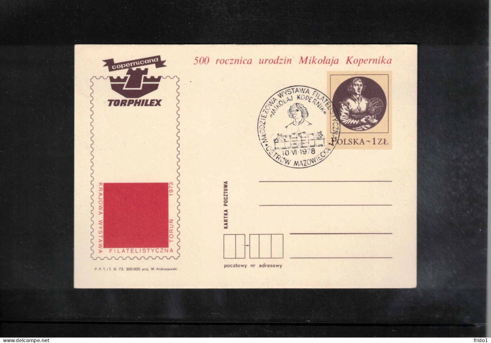 Poland / Polska 1978 Astronomy - 500th Anniversary Of The Birth Of Nicolaus Kopernicus - Philatelic Exhibition - Sterrenkunde