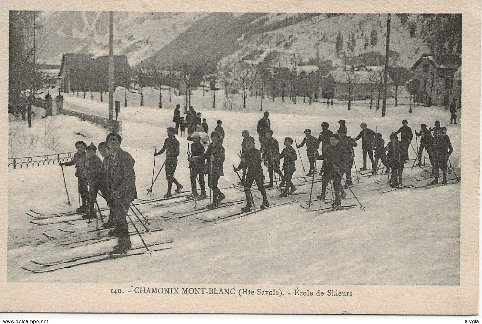 74 - CHAMONIX - Sports D'hiver - L'école De Skieurs D'Alfred COUTTET -  éd. Monnier N° 140 - Chamonix-Mont-Blanc