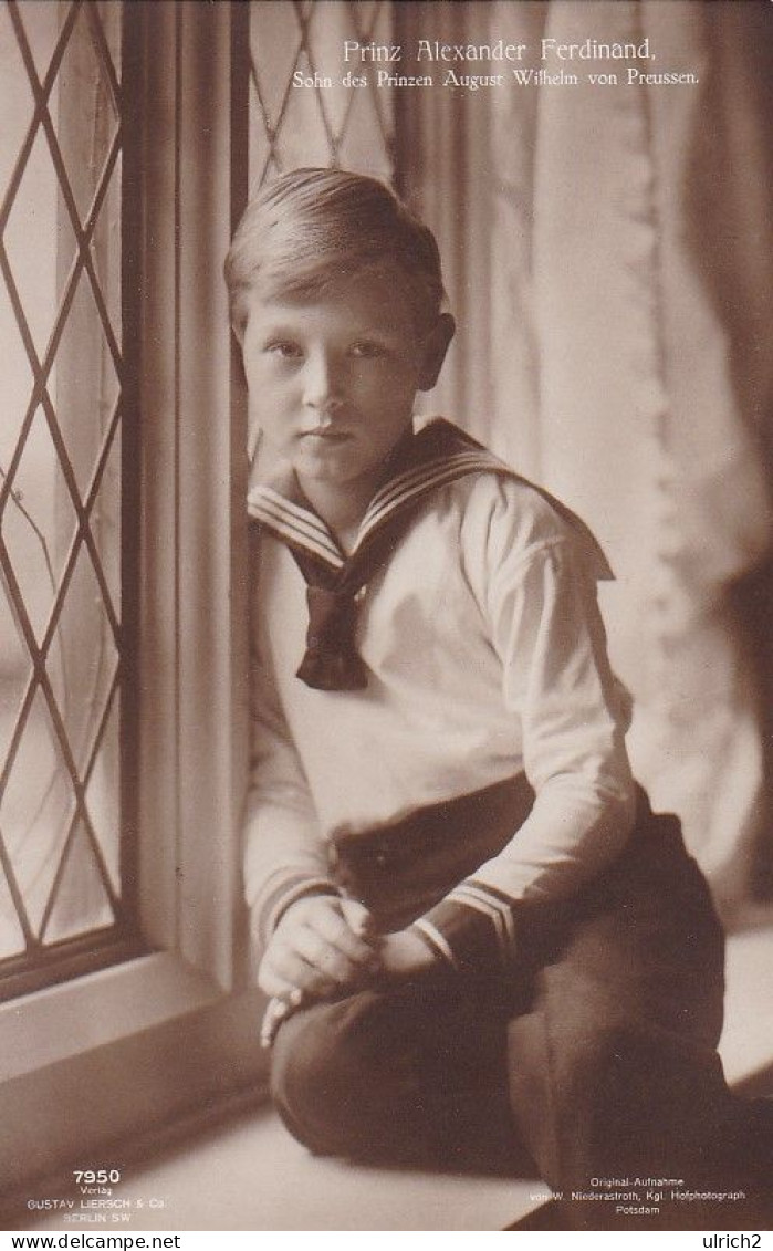 AK Prinz Alexander Ferdinand - Sohn Des Prinzen August Wilhelm Von Preussen - Ca. 1910 (68877) - Familles Royales