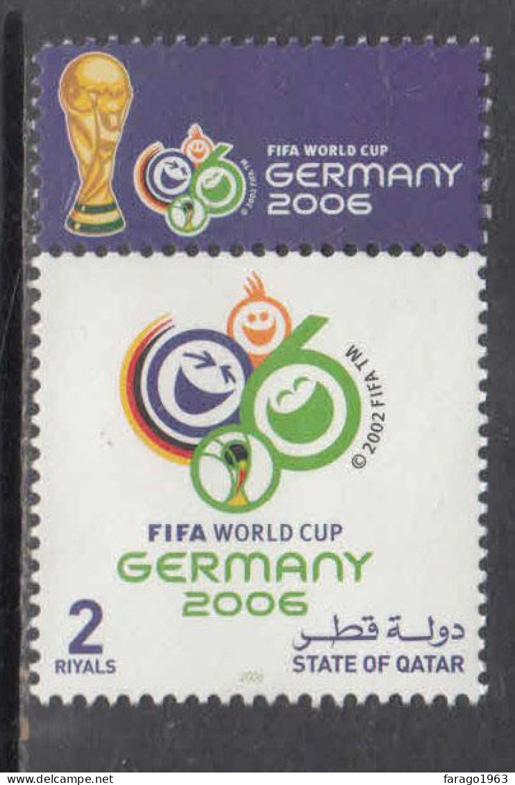 2006 Qatar World Cup Football  Complete Set Of 1 MNH - Qatar