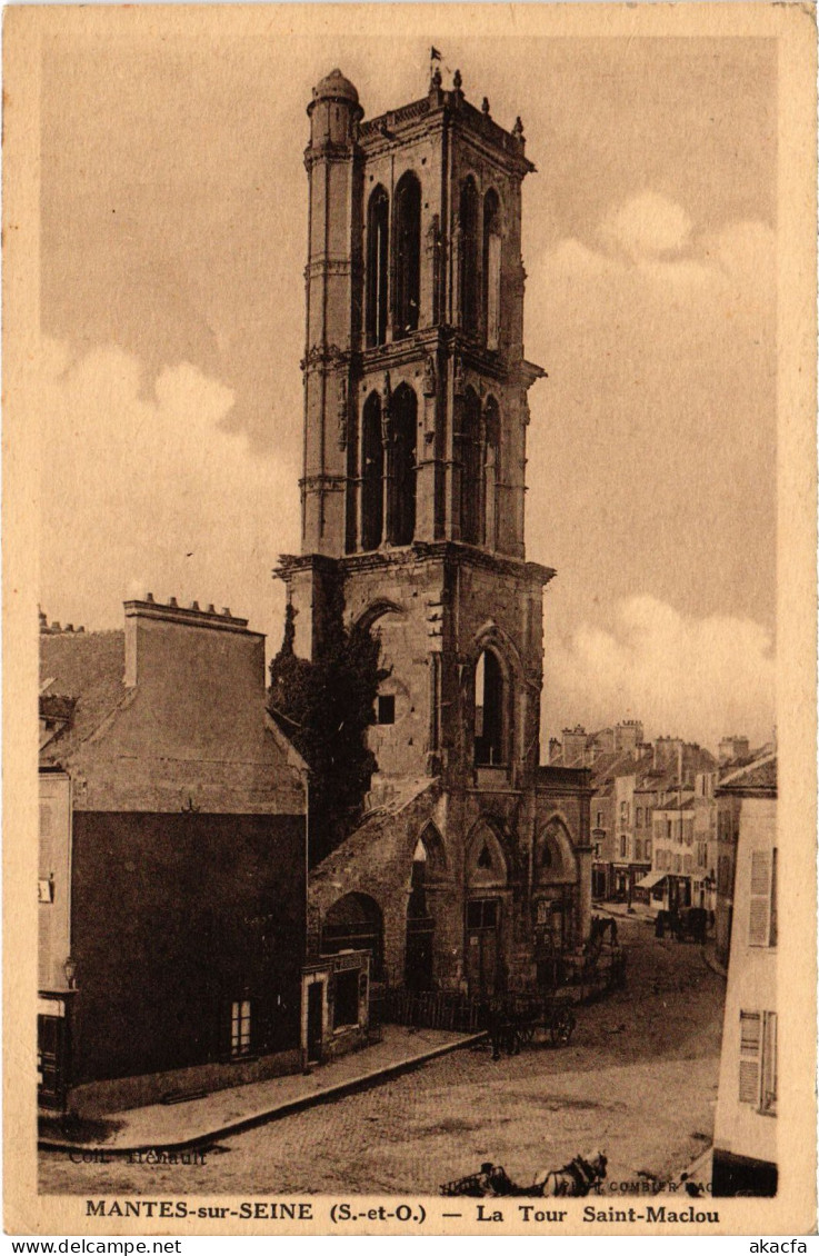 CPA Mantes Tour St Maclou (1401957) - Mantes La Jolie