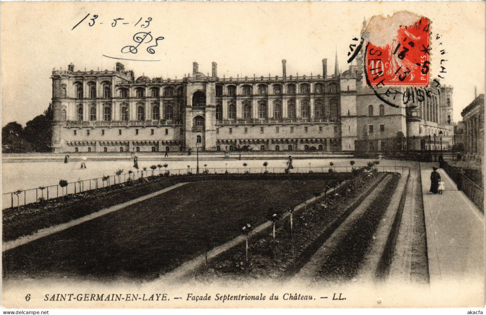 CPA St Germain En Laye Facade Septentrionale Du Chateau (1401737) - St. Germain En Laye