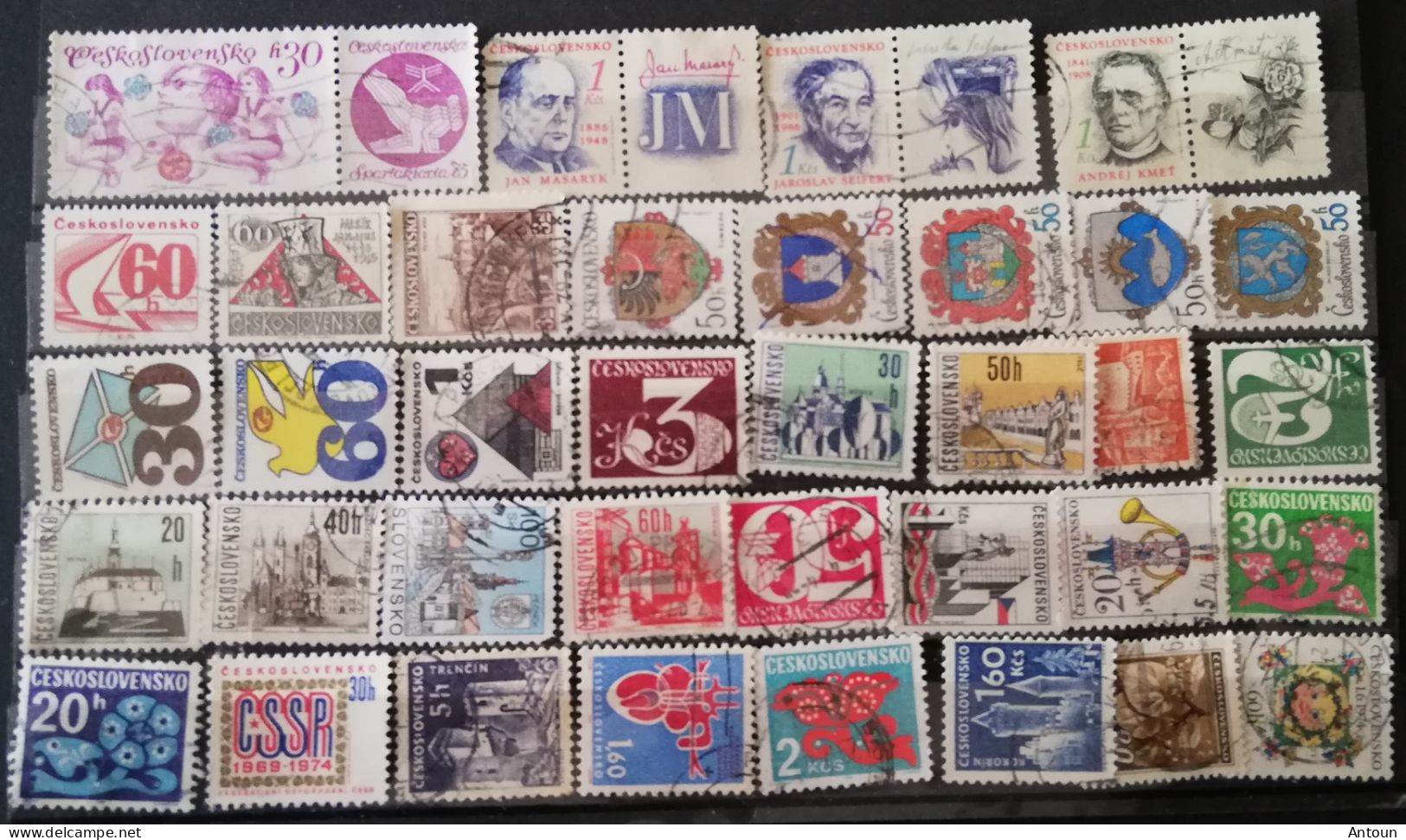 CZECHOSLOVAKIA  USED  COLLECTION - Lots & Serien