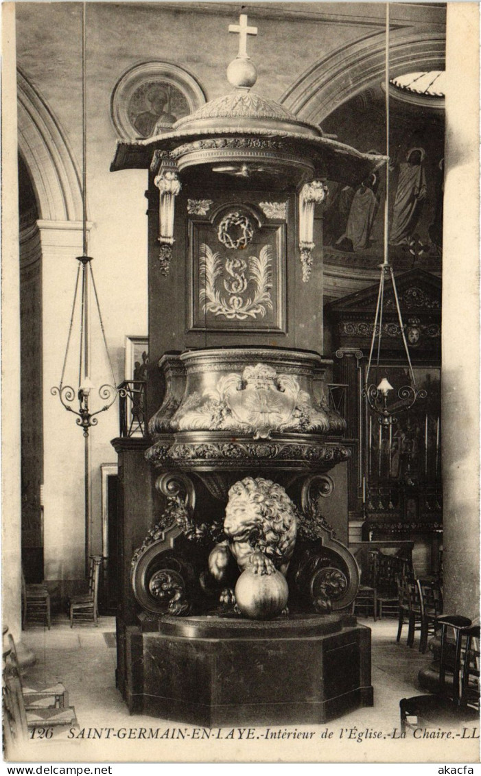 CPA St Germain En Laye Interieur De L'Eglise La Chaire (1401471) - St. Germain En Laye