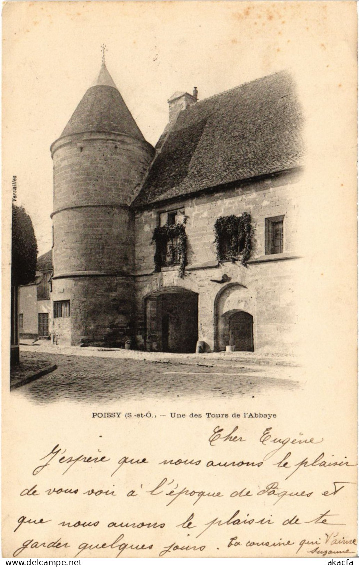 CPA Poissy Une Des Tours De L'Abbaye (1402447) - Poissy