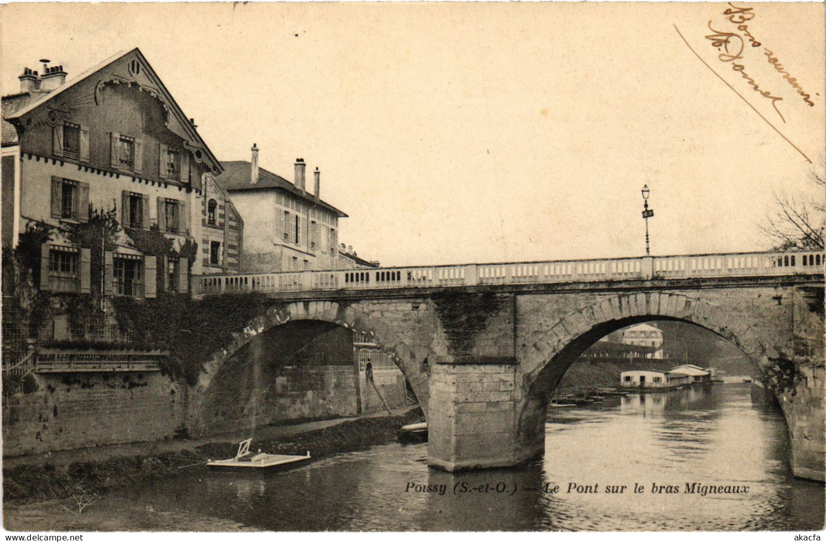 CPA Poissy Le Pont Sur Le Bras Migneaux (1402455) - Poissy
