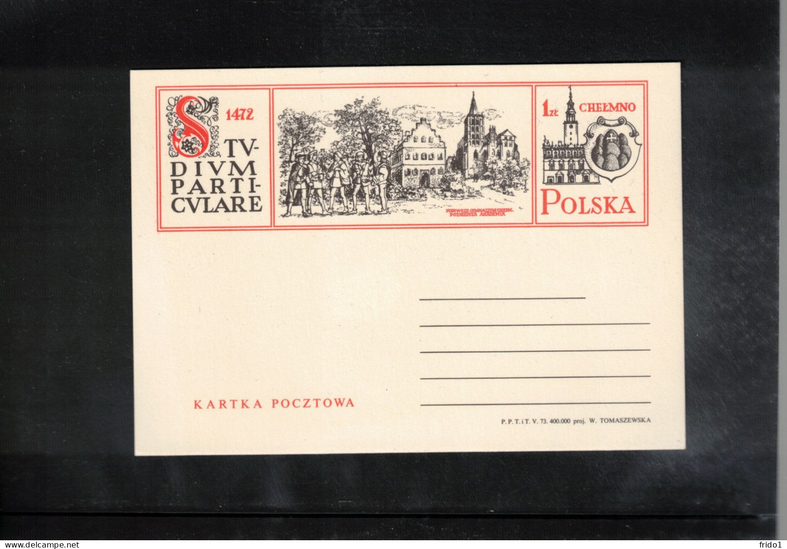 Poland / Polska 1973 Astronomy - 500th Anniversary Of The Birth Of Nicolaus Kopernicus Interesting Postcard - Astronomia