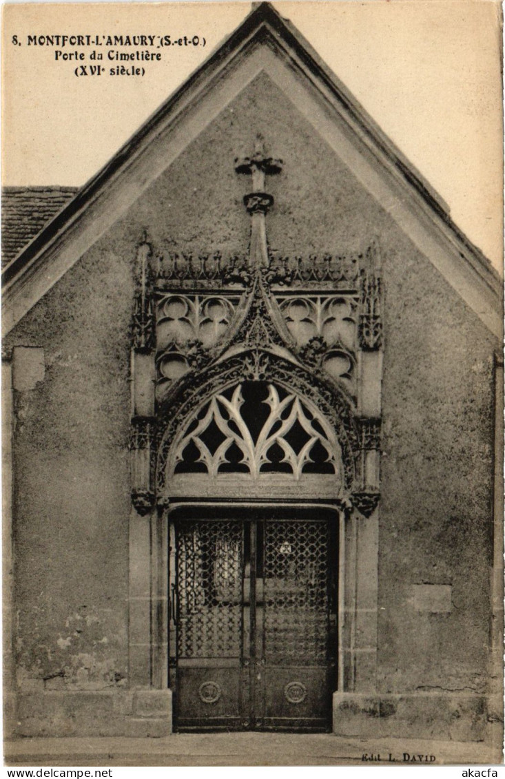 CPA Montfort L'Amaury Porte Du Cimetiere (1402318) - Montfort L'Amaury