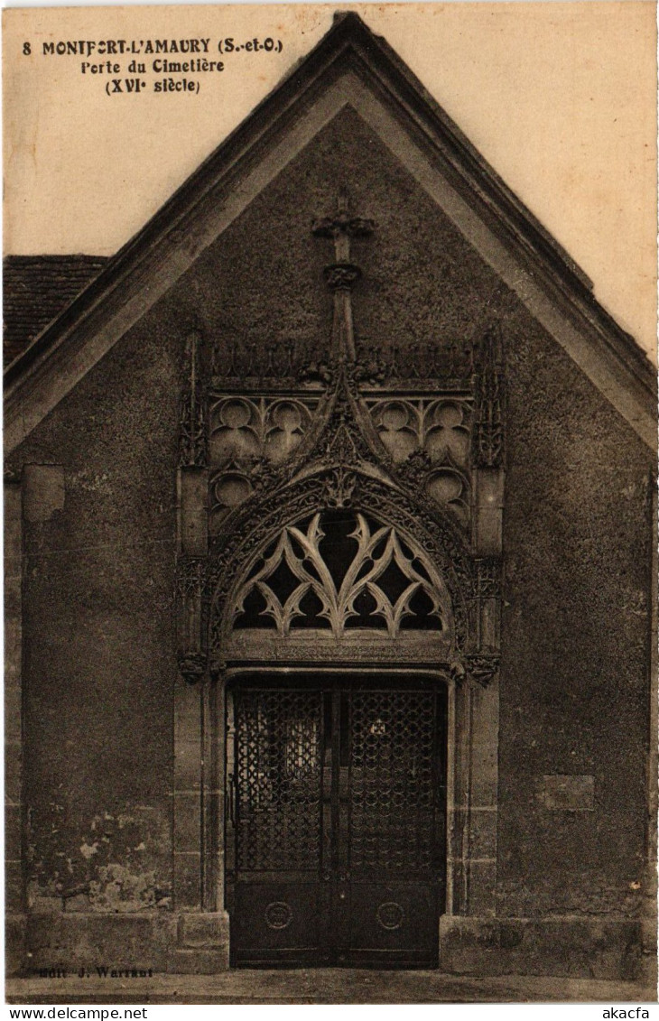 CPA Montfort L'Amaury Porte Du Cimetiere (1402288) - Montfort L'Amaury