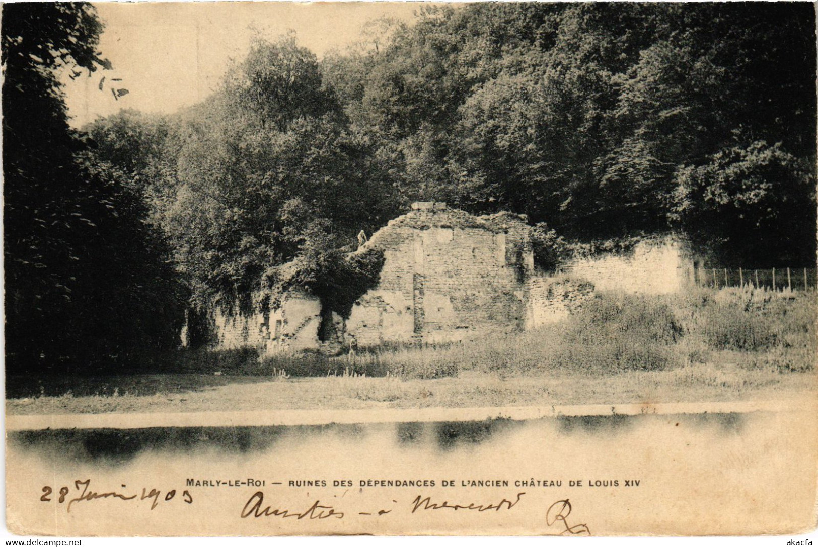 CPA Marly Ruines Des Depandances De L'ancien Chateau (1402271) - Marly Le Roi