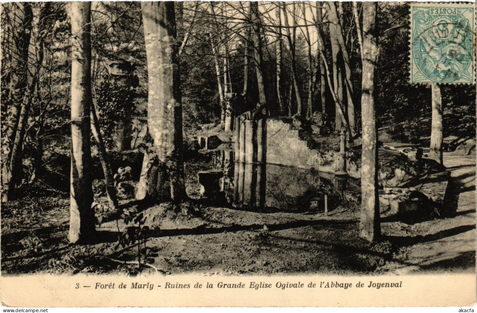 CPA Marly Ruines De La Grande Eglise Ogivale (1402247) - Marly Le Roi