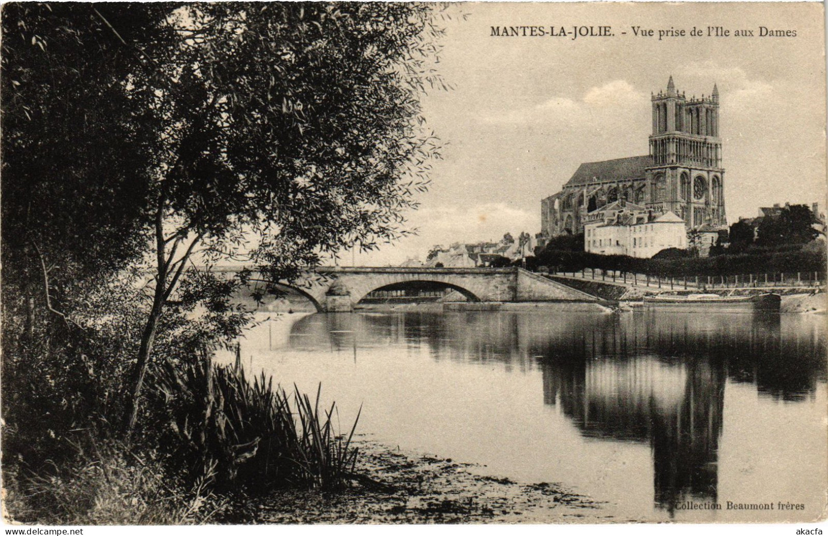 CPA Mantes Vue Prise De L'Ile Aux Dames (1402113) - Mantes La Jolie