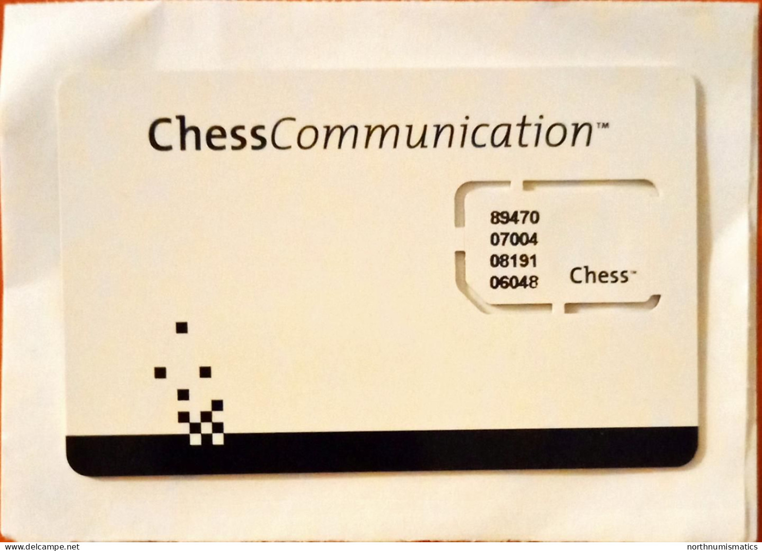 Chess Gsm Original Chip Sim Card - Verzamelingen