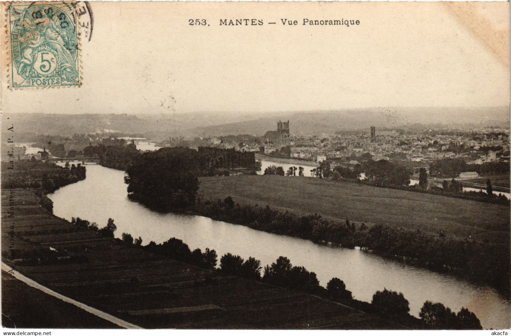 CPA Mantes Vue Panoramique (1402099) - Mantes La Jolie