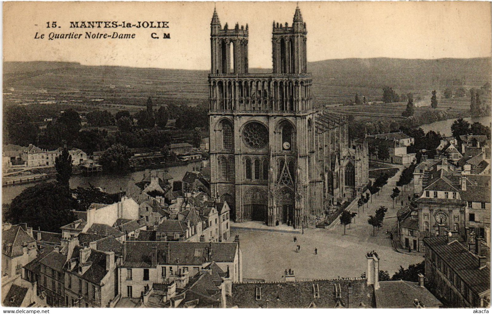 CPA Mantes Quartier Notre Dame (1402085) - Mantes La Jolie