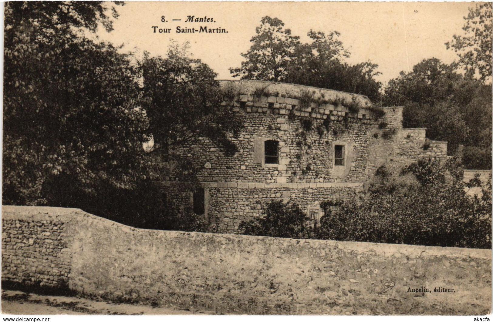 CPA Mantes Tour St Martin (1402043) - Mantes La Jolie