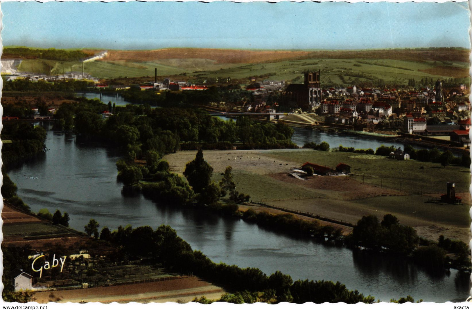 CPA Mantes Panorama (1402037) - Mantes La Jolie