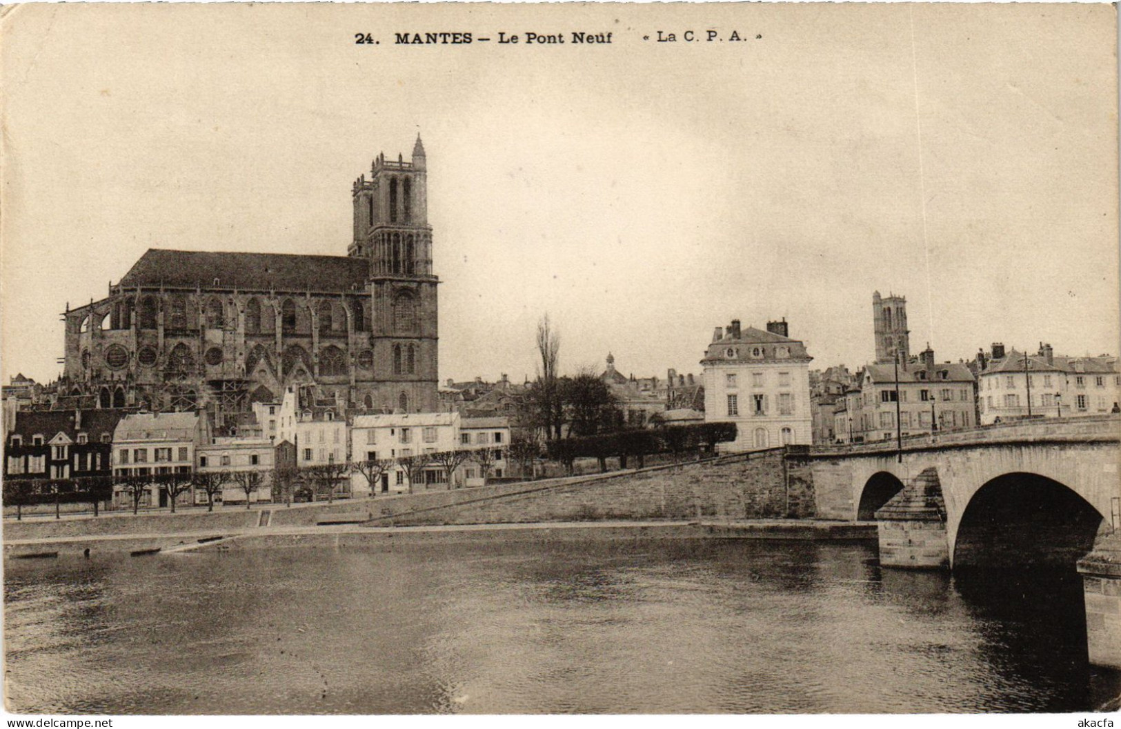 CPA Mantes Le Pont Neuf (1402031) - Mantes La Jolie