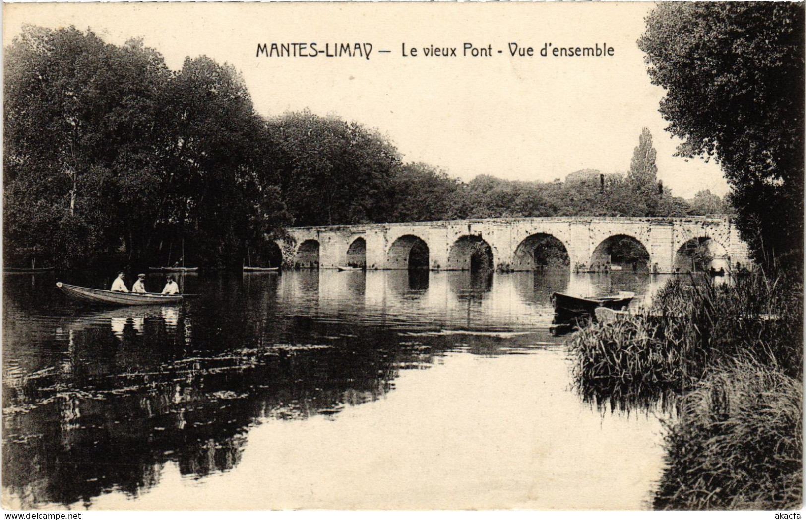 CPA Mantes Le Vieux Pont (1402021) - Mantes La Jolie