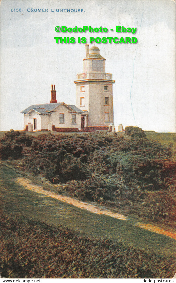 R407943 Cromer Lighthouse. Photochrom. Celesque Series. 1917 - Welt