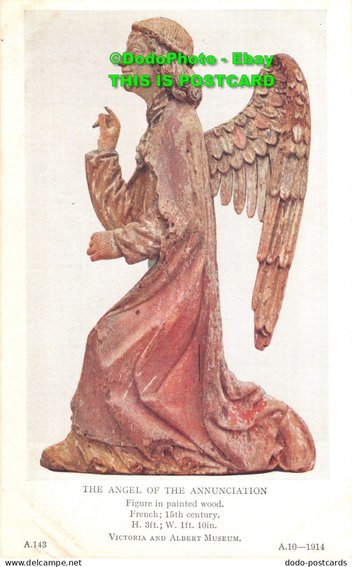 R407948 Victoria And Albert Museum. The Angel Of The Annunciation. Figure In Pai - Welt