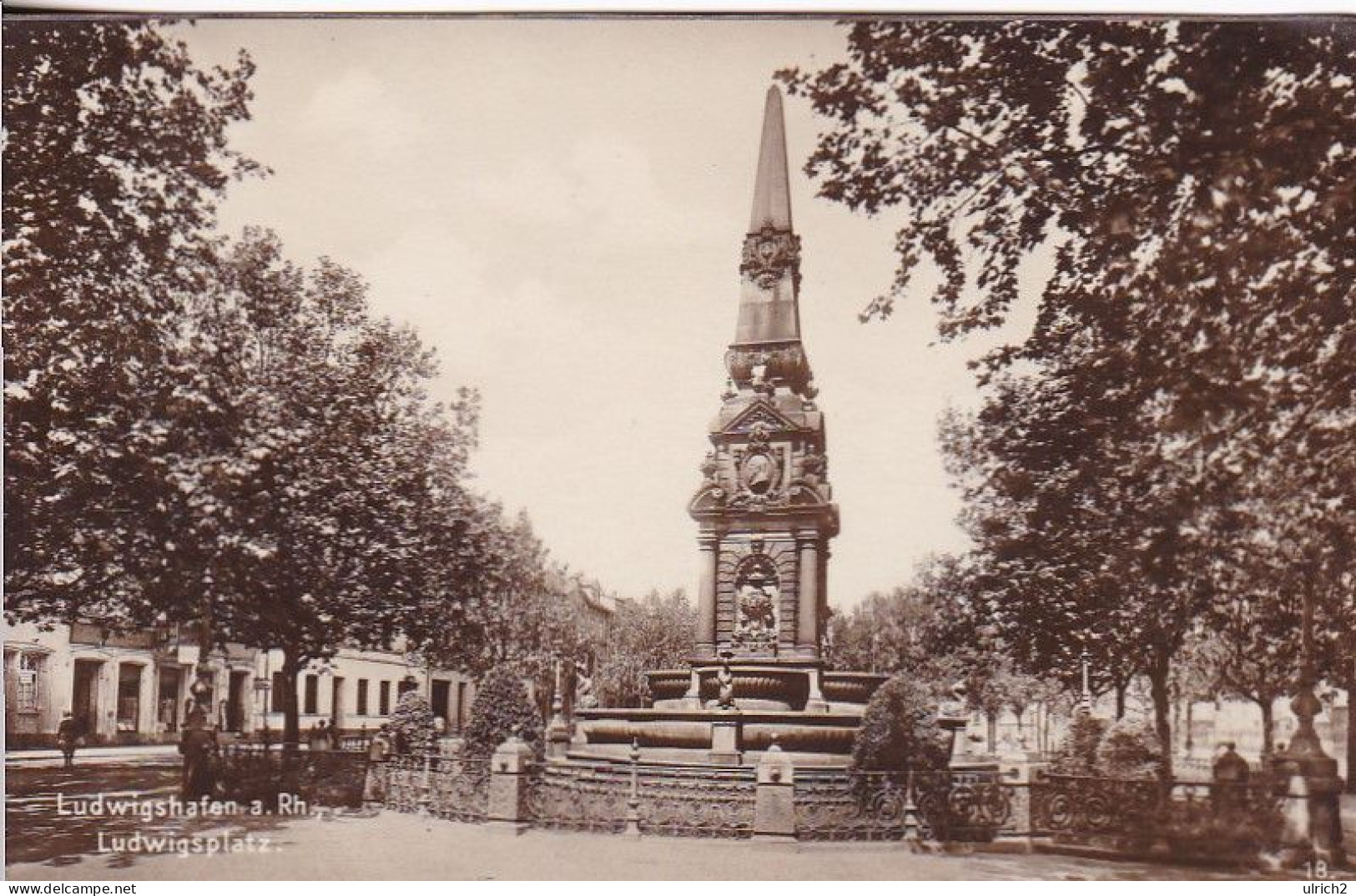 AK Ludwigshafen - Ludwigsplatz - Ca. 1910 (68880) - Ludwigshafen