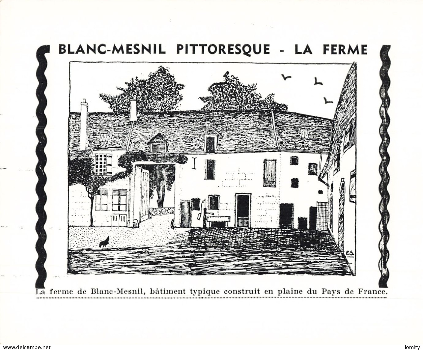 93 Le Blanc Mesnil Pittoresque La Ferme CPM Illustration - Le Blanc-Mesnil