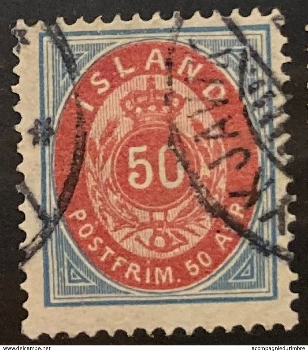 Islande YT N° 16 Oblitéré. TB - Used Stamps