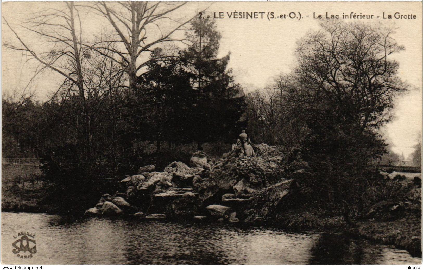 CPA Le Vesinet Le Lac La Grotte (1402519) - Le Vésinet