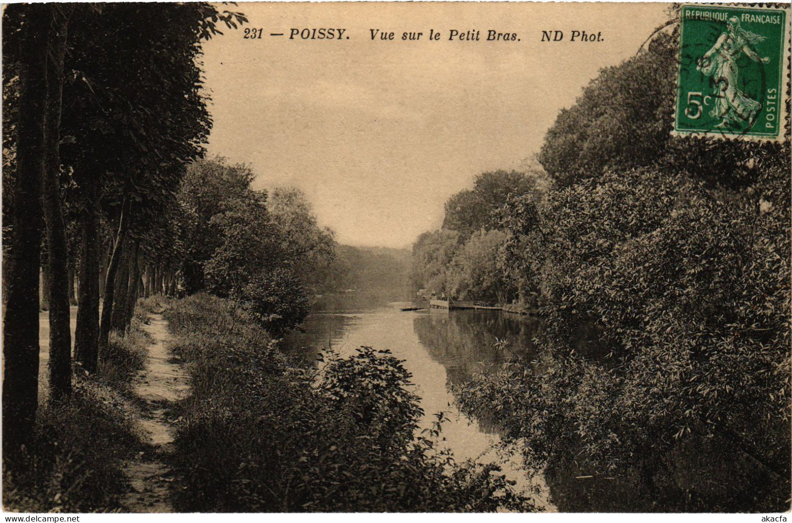 CPA Poissy Vue Sur Le Petit Bras (1402488) - Poissy