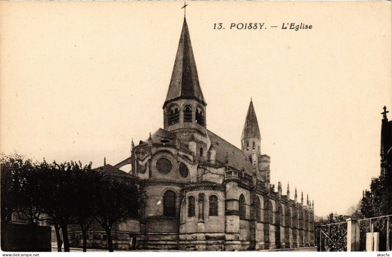 CPA Poissy Eglise (1402475) - Poissy