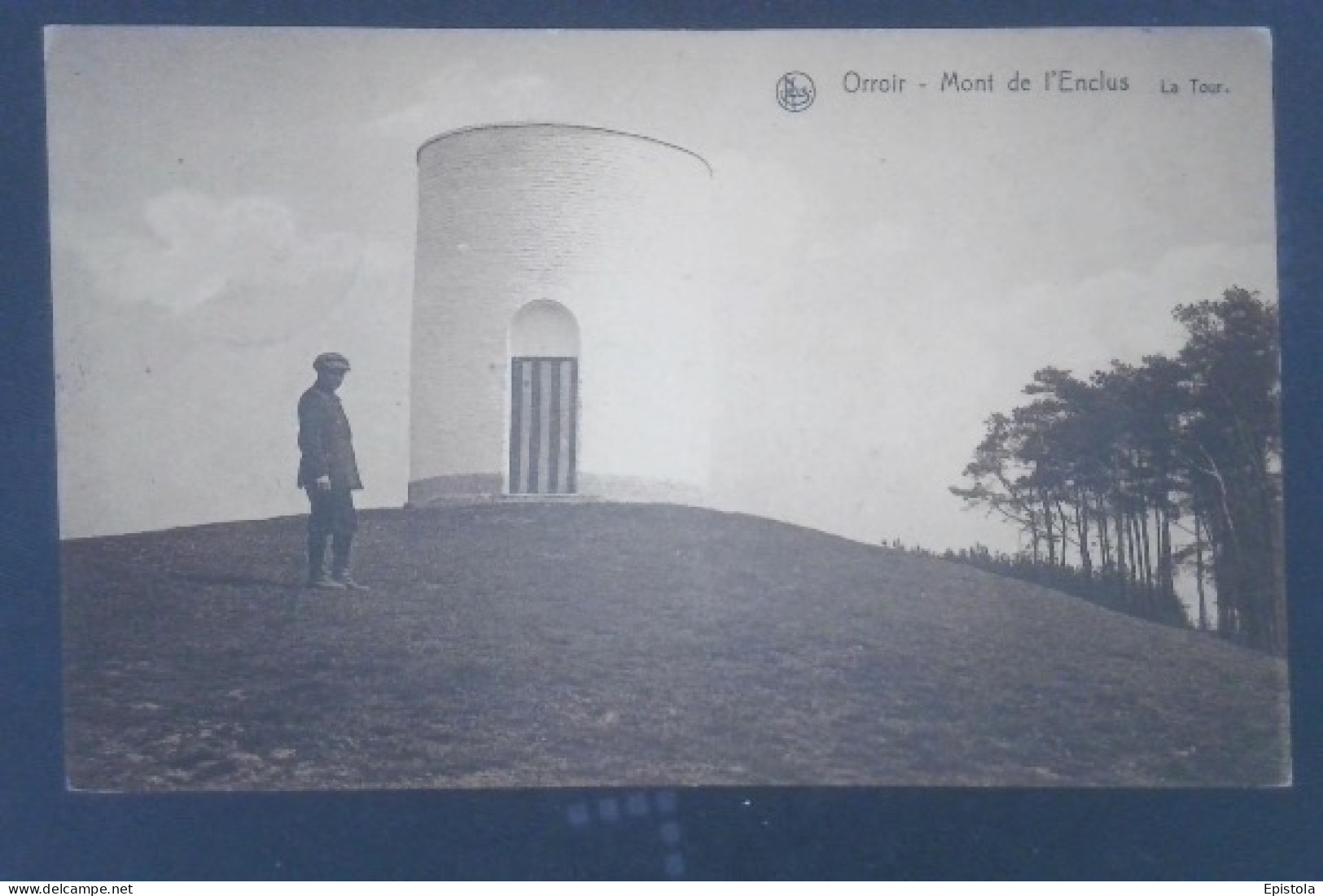 ►  Etoile 35c Sur 40c 1923  Belgique Carte Postale  Orroir Mont De L'enclus - Annulli A Punti