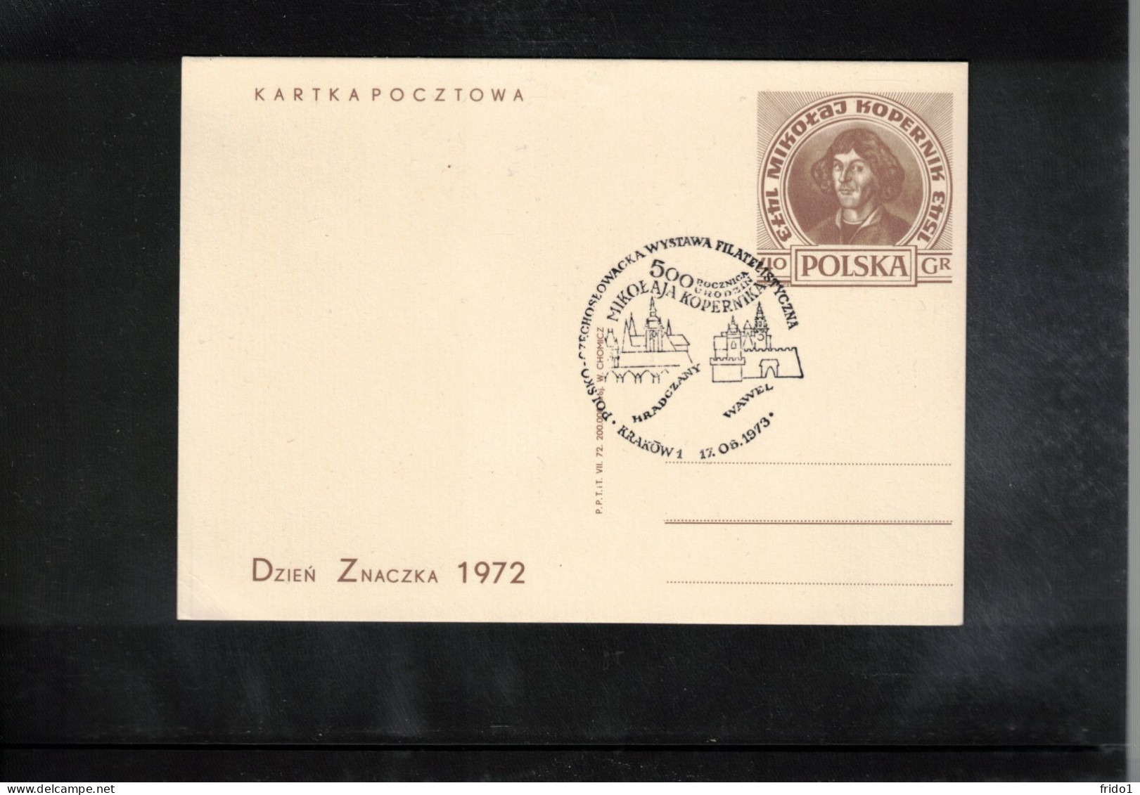 Poland / Polska 1973 Astronomy - 500th Anniversary Of The Birth Of Nicolaus Kopernicus - Philatelic Exhibition - Astronomie