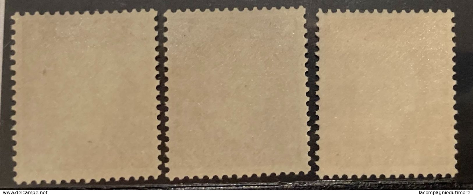 France Série Dulac Non émise YT N° 701A/701C Neufs ** MNH. TB - Unused Stamps
