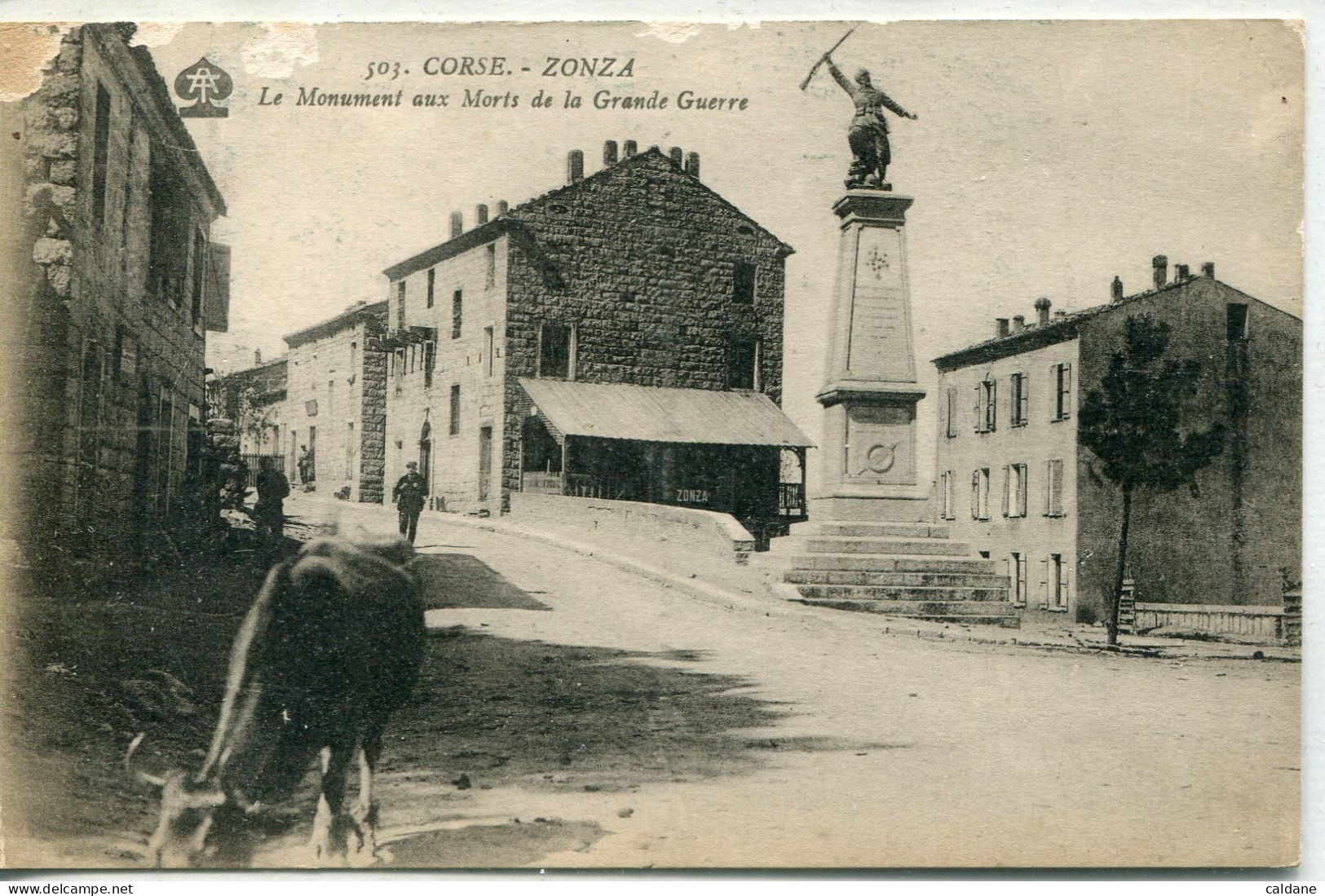 2A- CORSE -  ZONZA-Le Monument Aux Morts - Ajaccio