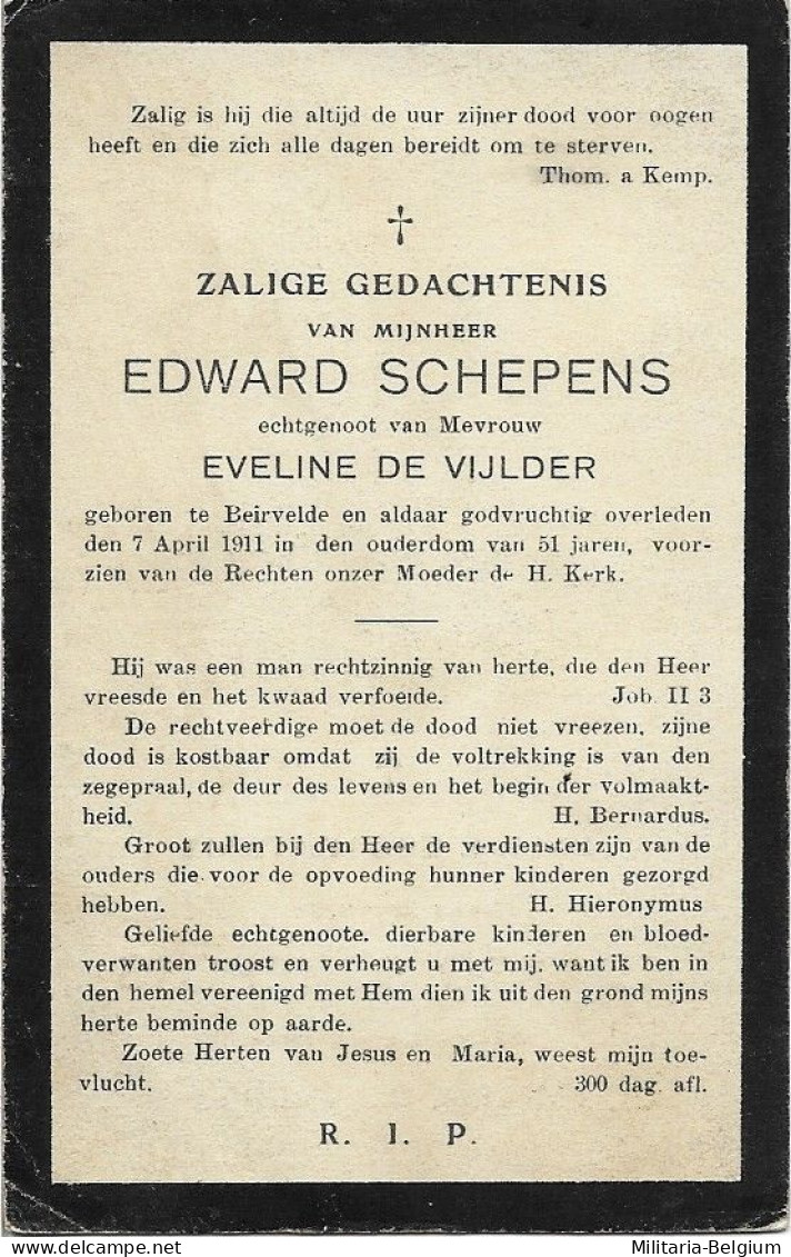 Doodsprentje Van 'Edward Schepens' - Religion &  Esoterik