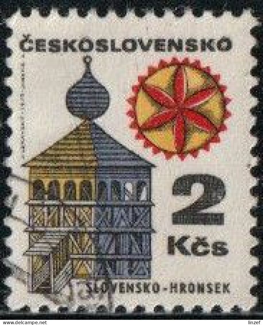 Tchécoslovaquie 1971 Yv. N°1833 - Clocher De Hronsek - Oblitéré - Portomarken