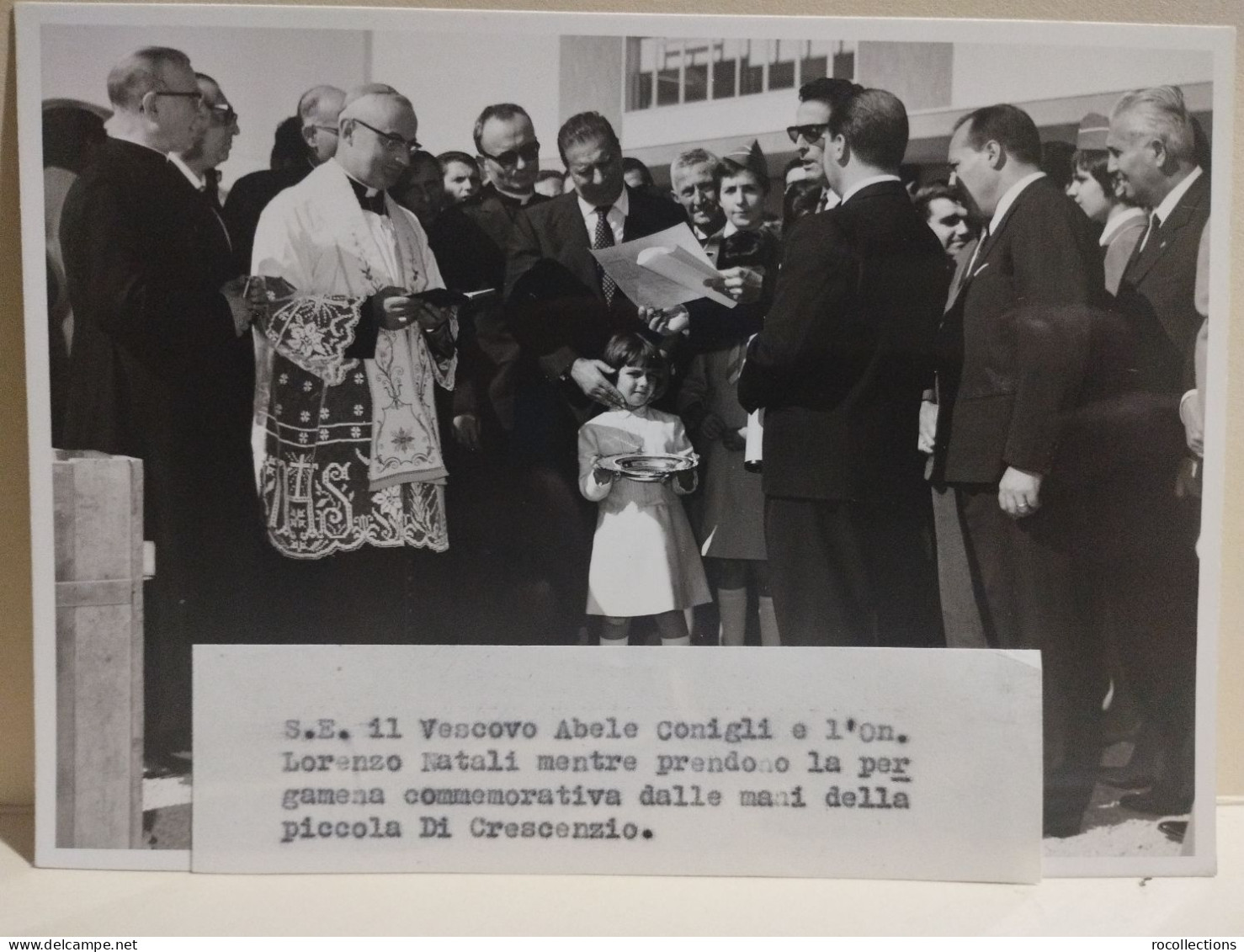 Foto PINETO SCERNE (Teramo)  Inaugurazione Centro Italiano Mobili, Mostre, Posa Prima Pietra Albergo, 7 Ottobre 1967. - Europe