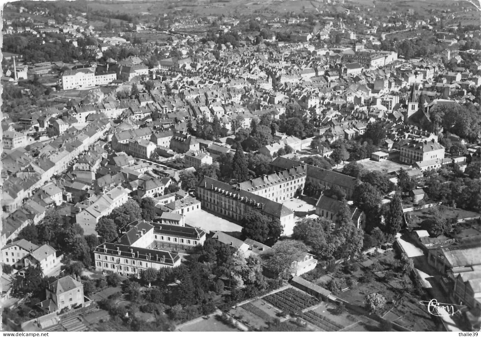 Lons Vue Aérienne Cim 2 Lycée Rouget De Lisle Ecole Normale Fromagerie Bel La Vache Qui Rit Clinique Pasteur Fromageries - Lons Le Saunier