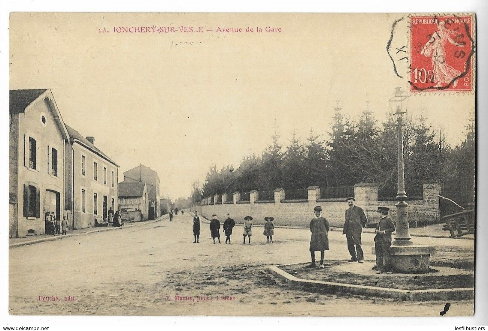 CPA 51 JONCHERY-SUR-VESLE - Avenue De La Gare - Jonchery-sur-Vesle