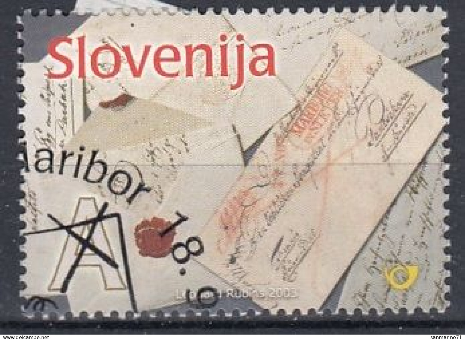 SLOVENIA 435,used,hinged - Slowenien