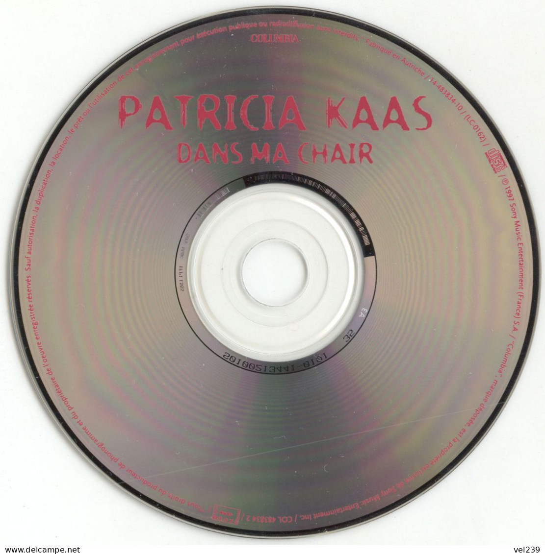 Patricia Kaas. Dans Ma Chair - Otros - Canción Francesa